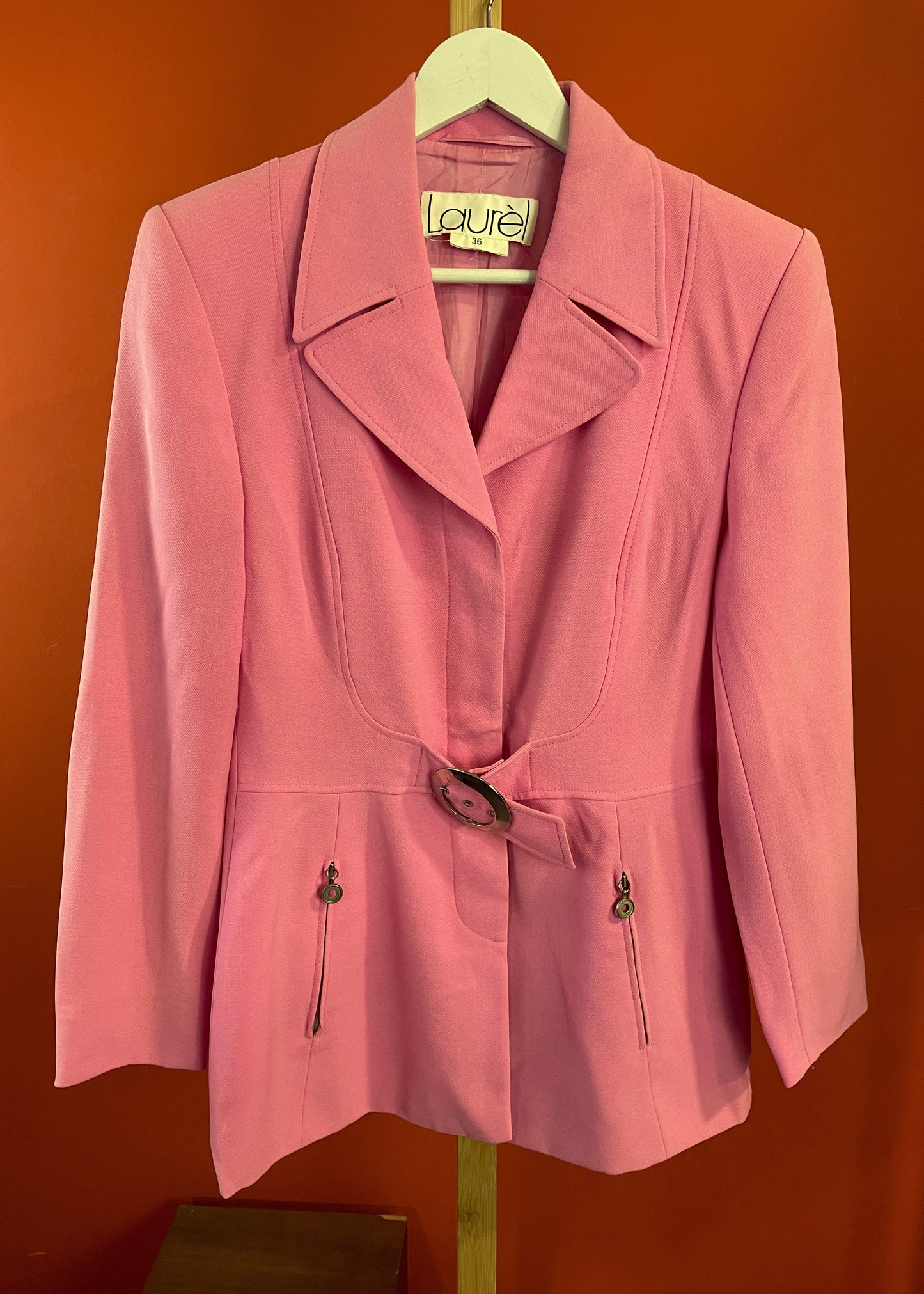 Premium Vintage, Γυναικείο Σακάκι LAUREL σε Ροζ χρώμα (Small - 36)