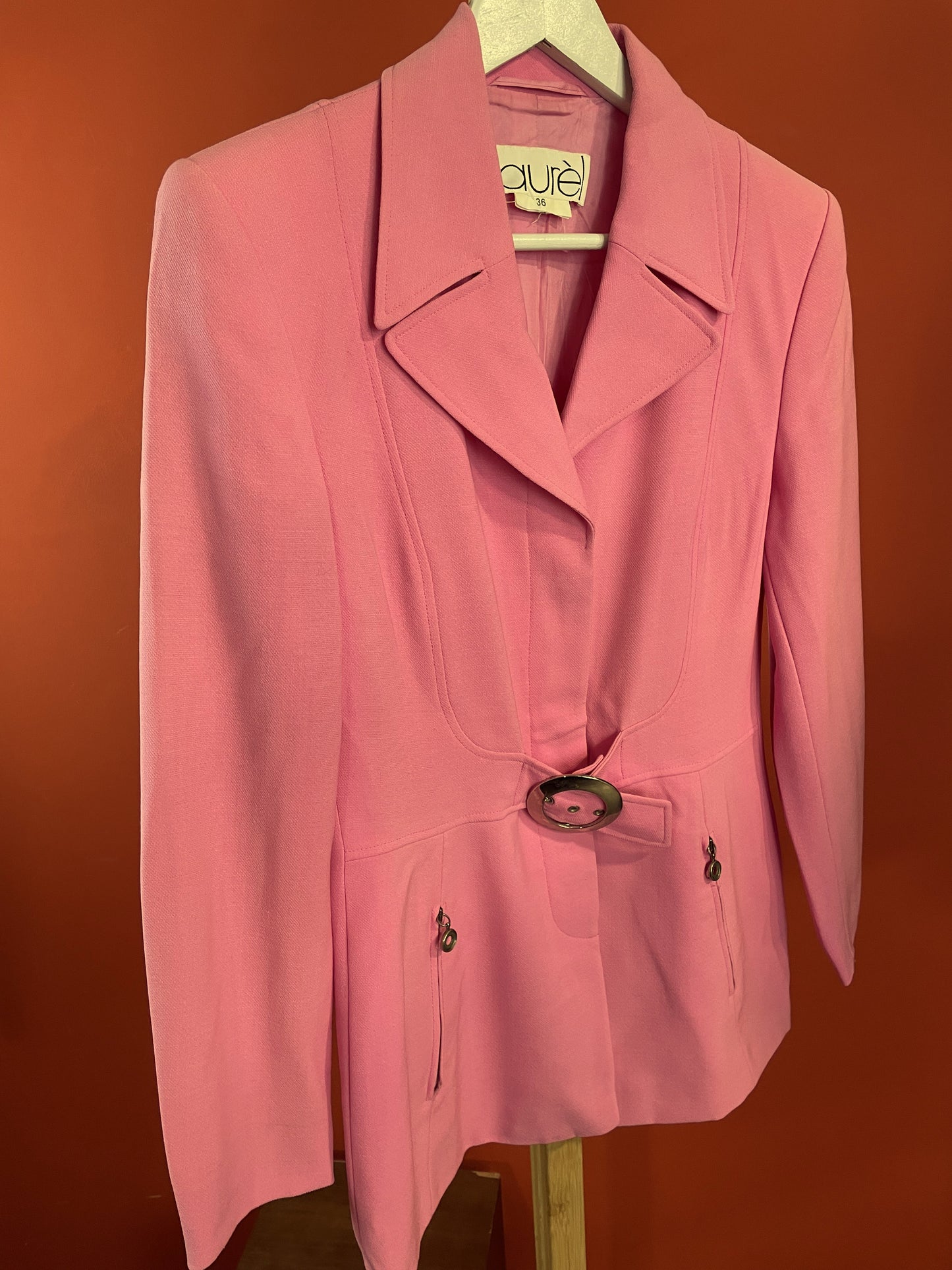 Premium Vintage, Γυναικείο Σακάκι LAUREL σε Ροζ χρώμα (Small - 36)