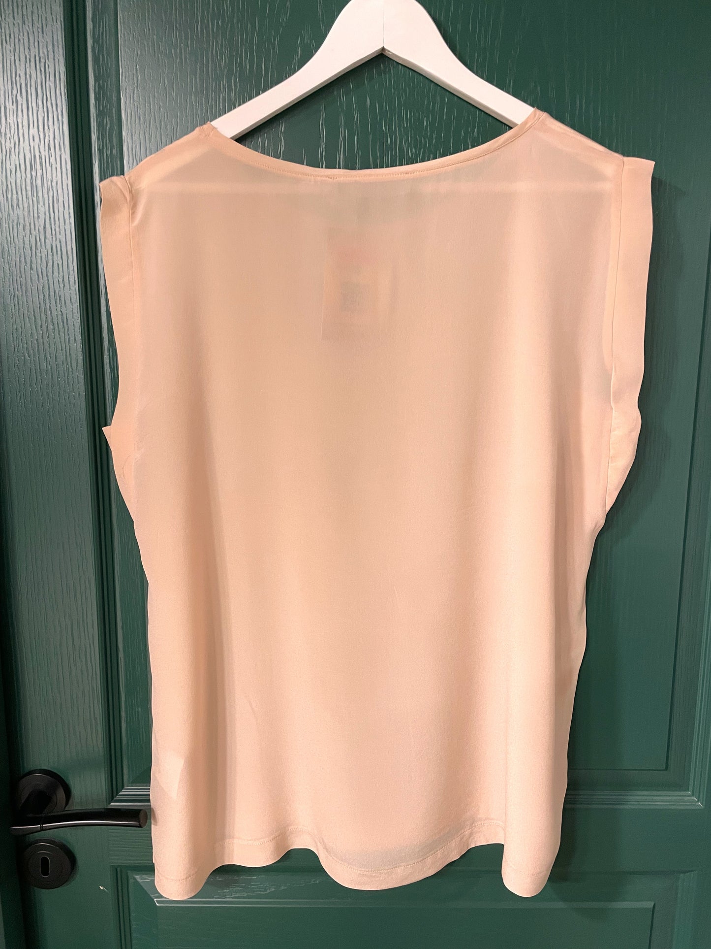 Μεταξωτή Γυναικεία Μπλούζα HALLHUBER DONNA σε Nude χρώμα (L/XL - 44(EUR))