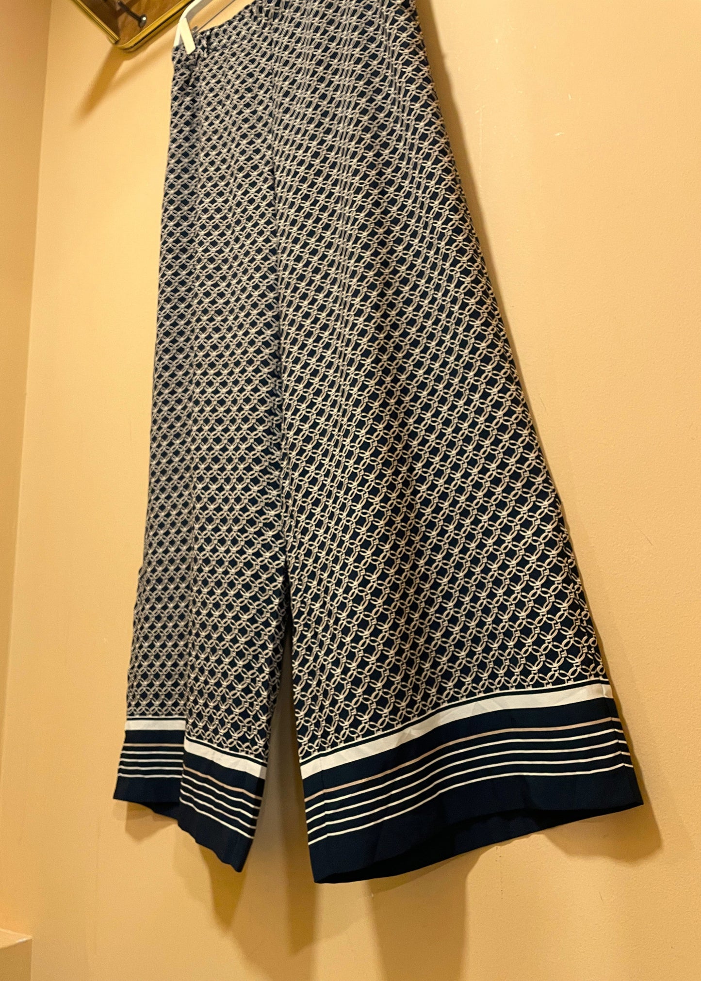 Εμπριμέ Γυναικεία Παντελόνα H&M σε Μαύρο - Καφέ χρώμα (42 (EUR) -L)