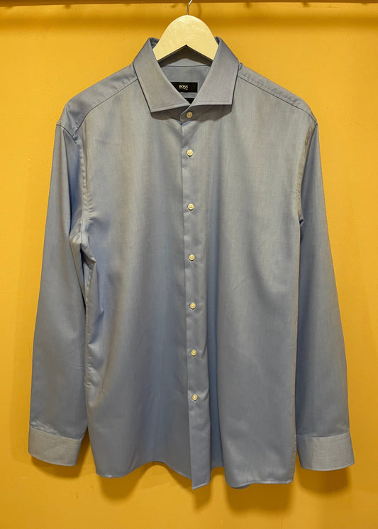 Ανδρικό Πουκάμισο HUGO BOSS σε Σιέλ χρώμα (Large)