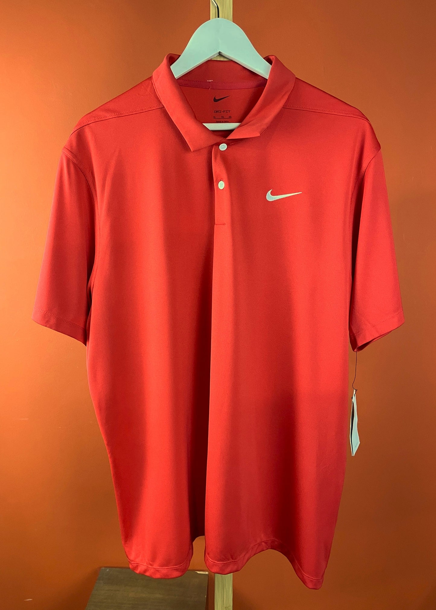 Ανδρική Αθλητική Μπλούζα - T-Shirt NIKE Dri-Fit σε Κόκκινο χρώμα (XL)