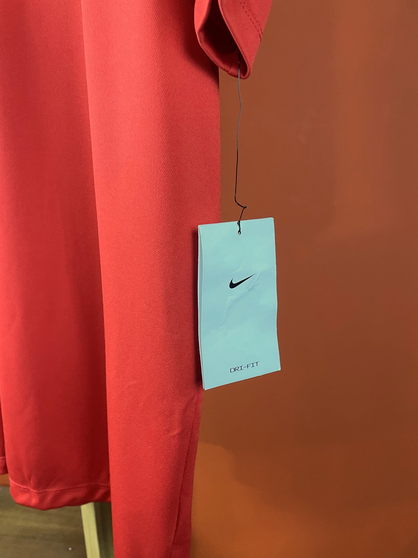 Ανδρική Αθλητική Μπλούζα - T-Shirt NIKE Dri-Fit σε Κόκκινο χρώμα (XL)