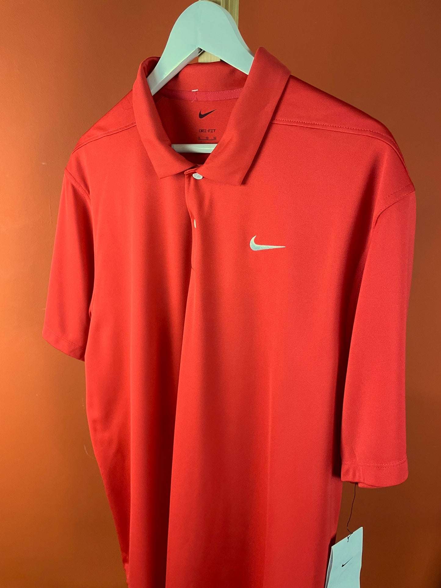 Ανδρική Αθλητική Μπλούζα - T-Shirt NIKE Dri-Fit σε Κόκκινο χρώμα (XL)