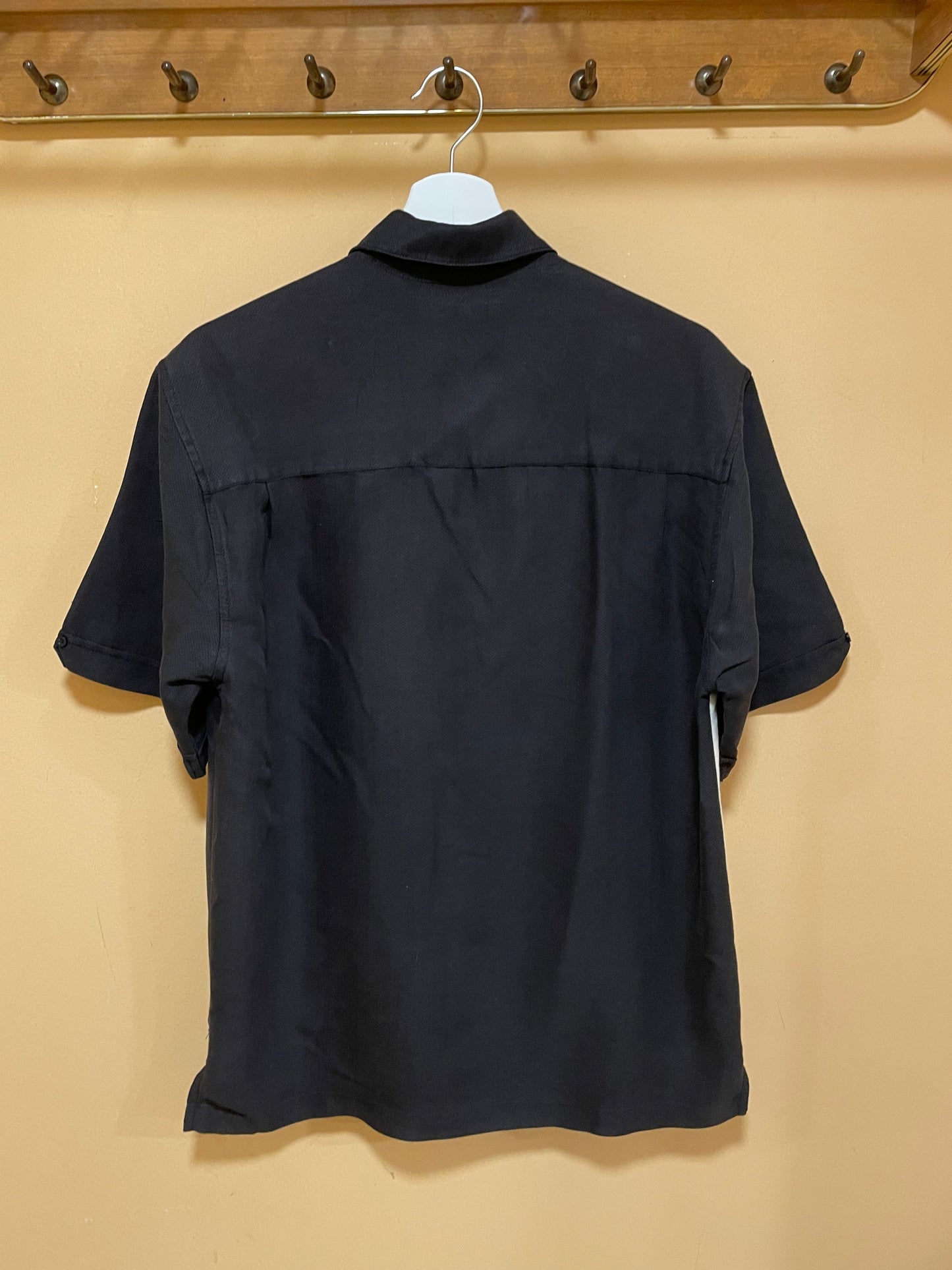 Hawaiian Ανδρικό Πουκάμισο THE HAVANERA Co σε Ασπρόμαυρο χρώμα (Άνετο S)