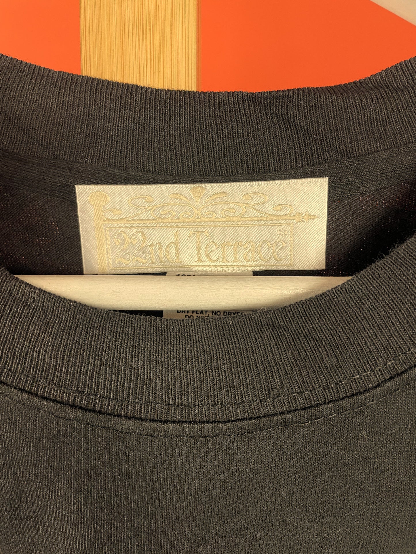 Vintage, Ανδρική Μπλούζα - T-Shirt 22nd TERRACE σε Μαύρο Μωβ χρώμα (XL)