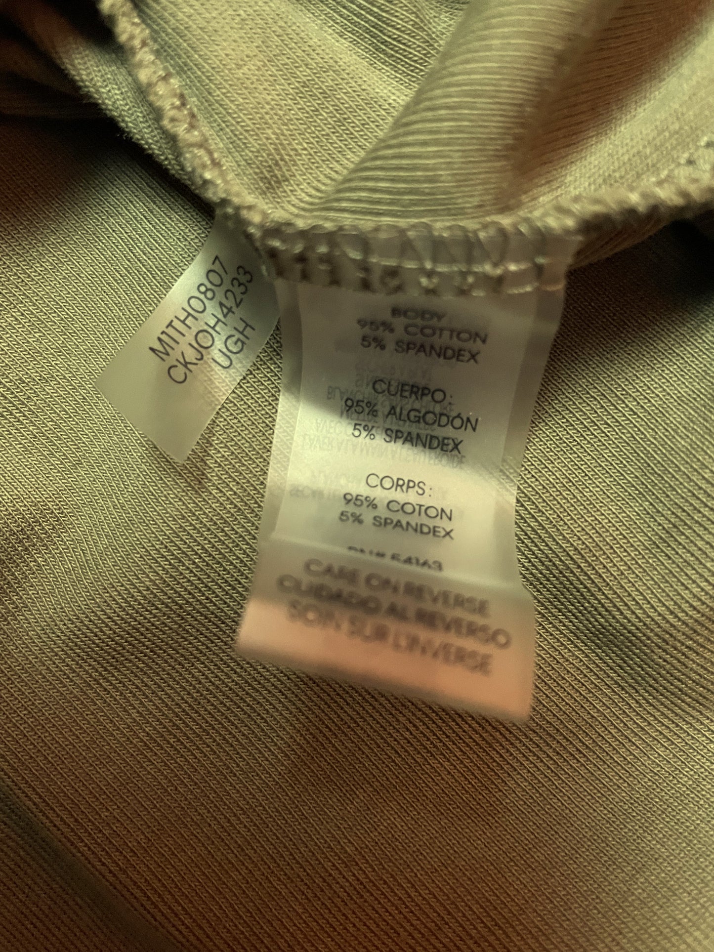 Γυναικεία Μπλούζα CALVIN KLEIN σε Χακί χρώμα (Large)