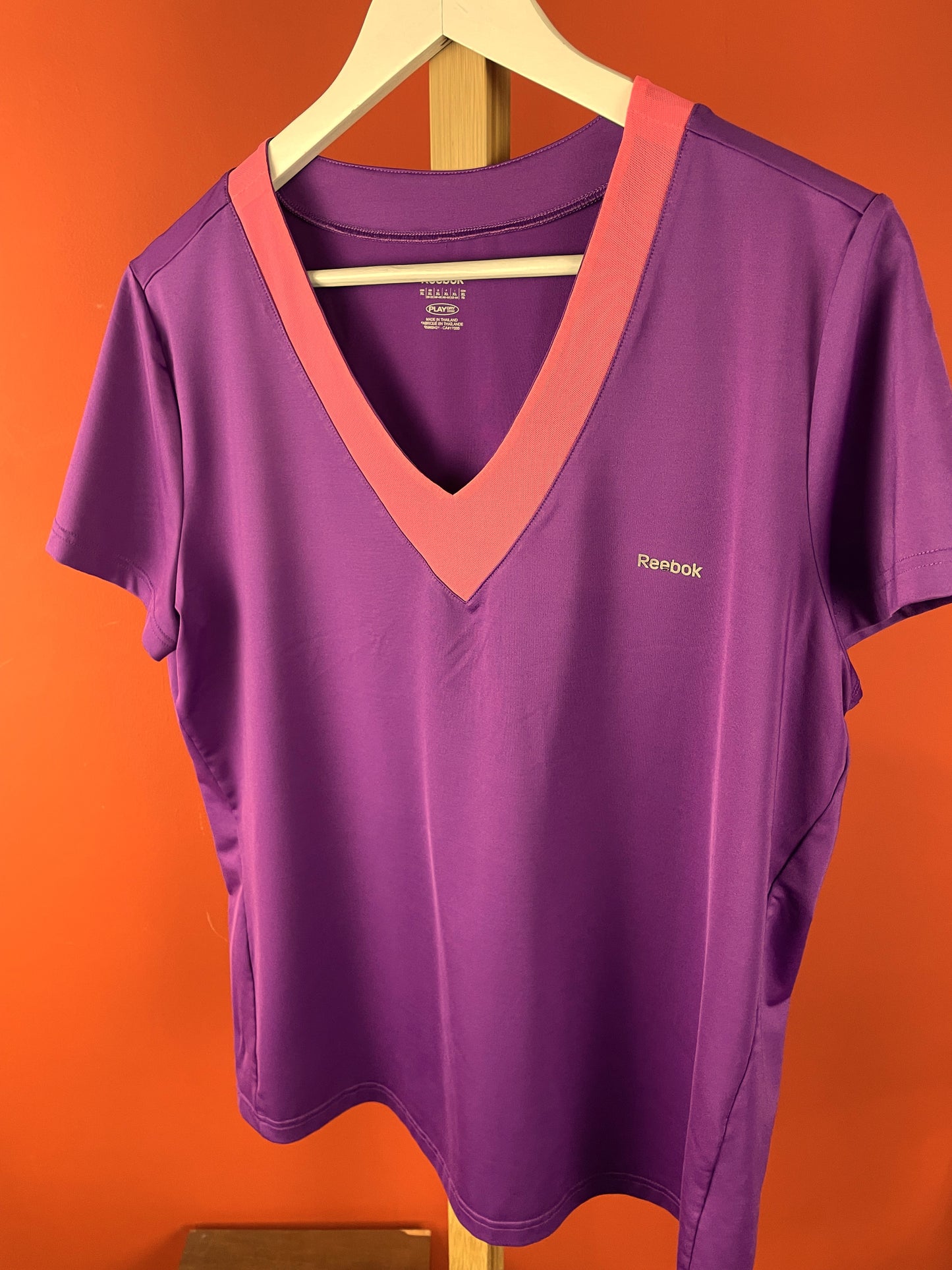 Κοντομάνικη, Γυναικεία Μπλούζα - T-Shirt REEBOK Dri-Fit σε Μωβ χρώμα (XL)
