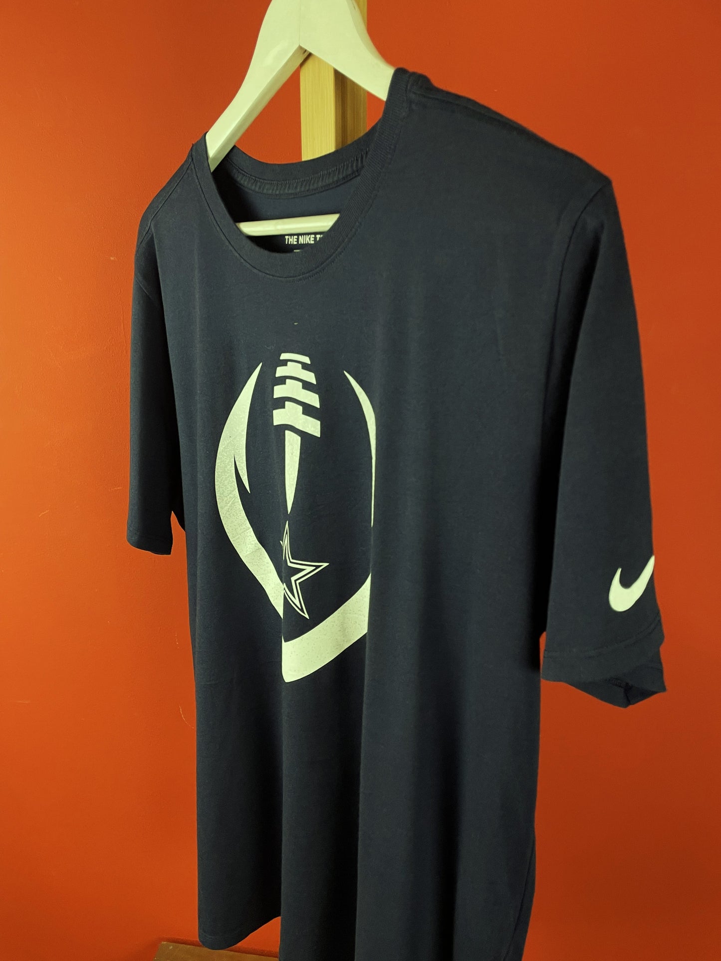 Κοντομάνικη, Γυναικεία Μπλούζα - T-Shirt NIKE Dri-Fit σε Σκούρο Μπλε χρώμα (Large)
