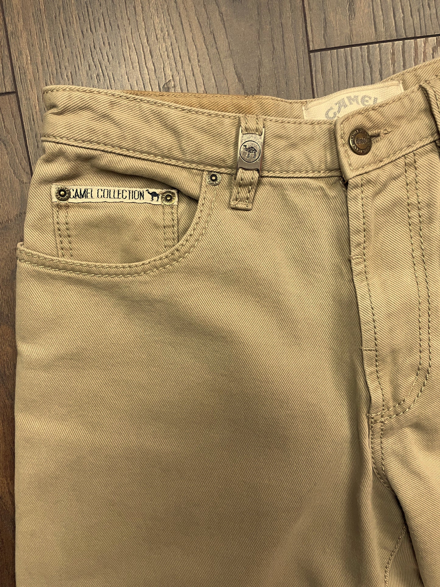 Aνδρικό Τζιν Παντελόνι CAMEL Original σε Μπεζ Denim (No S - 33/24 98)