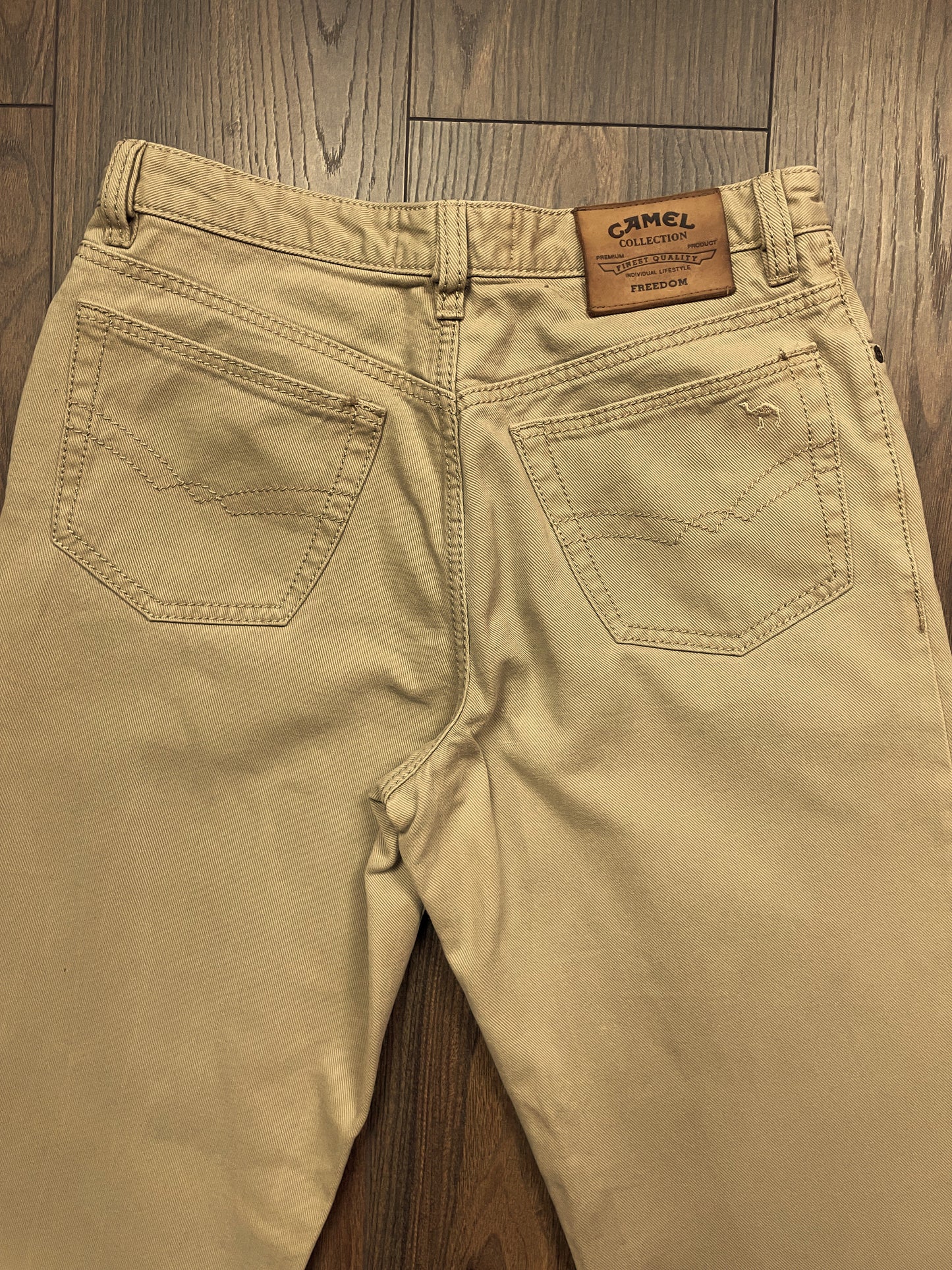 Aνδρικό Τζιν Παντελόνι CAMEL Original σε Μπεζ Denim (No S - 33/24 98)