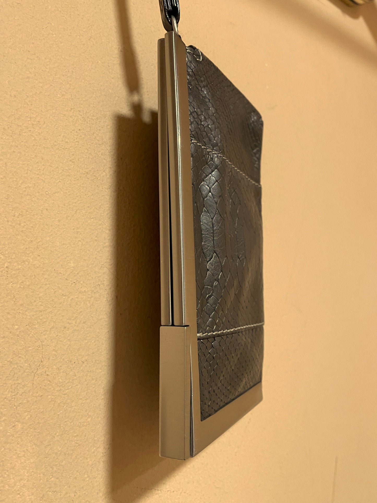 Κροκό Πορτοφόλι CALVIN KLEIN σε Bronze - Χακί χρώμα