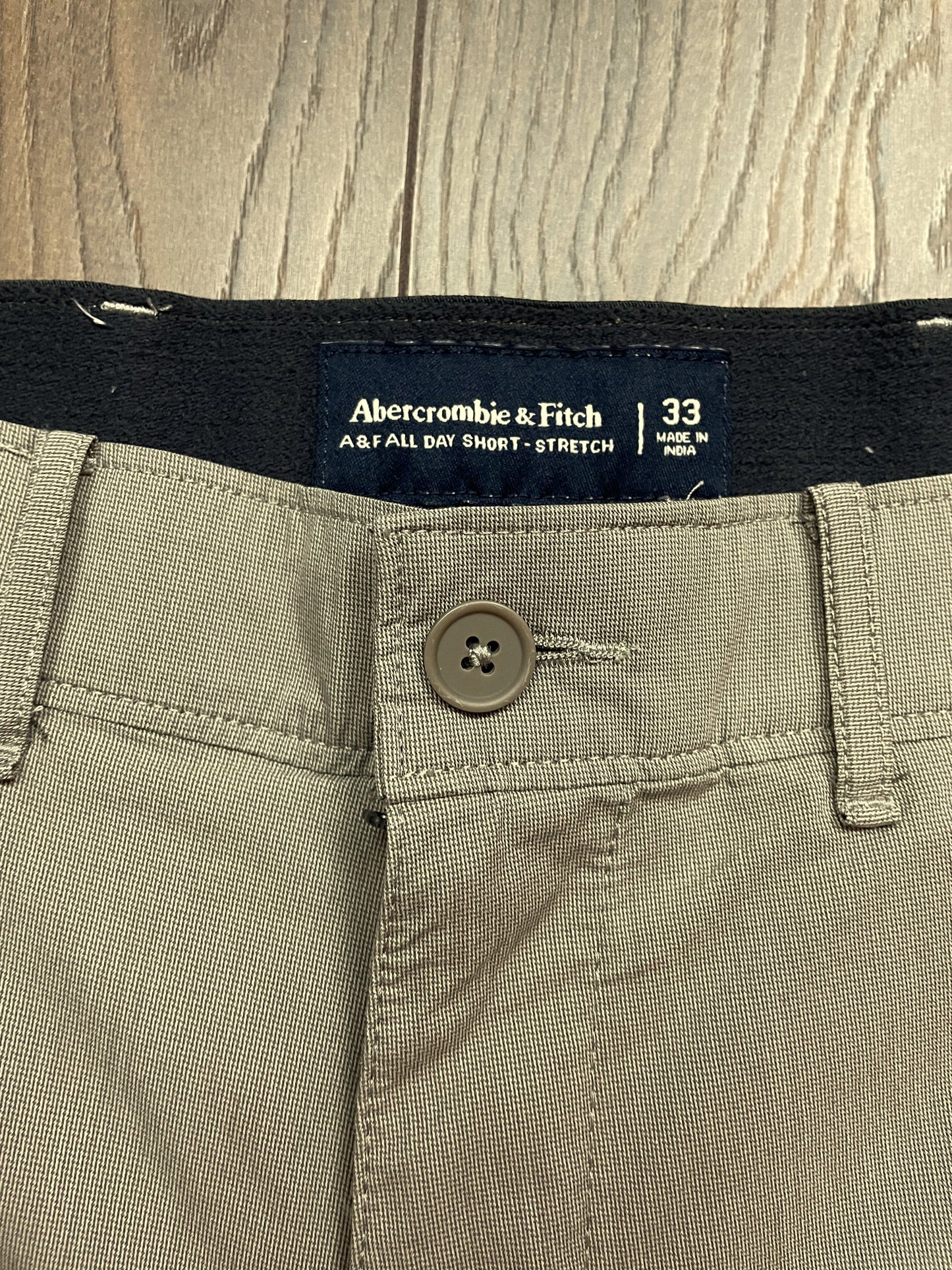Ανδρική Βερμούδα ABERCROMBIE & FITCH σε Γκρεζ χρώμα (No33)