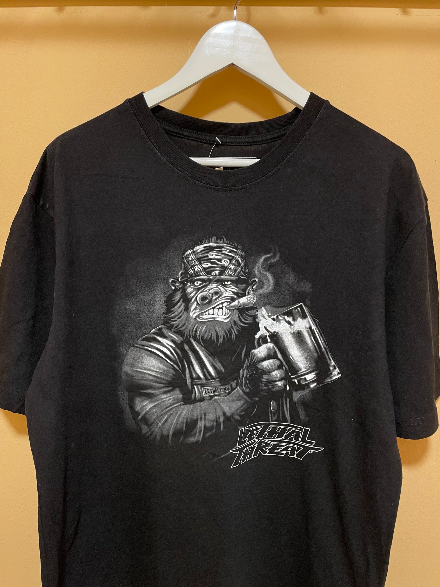 Ανδρικό T-Shirt LETHAL THREAT APPAREL σε Μαύρο χρώμα (Large)