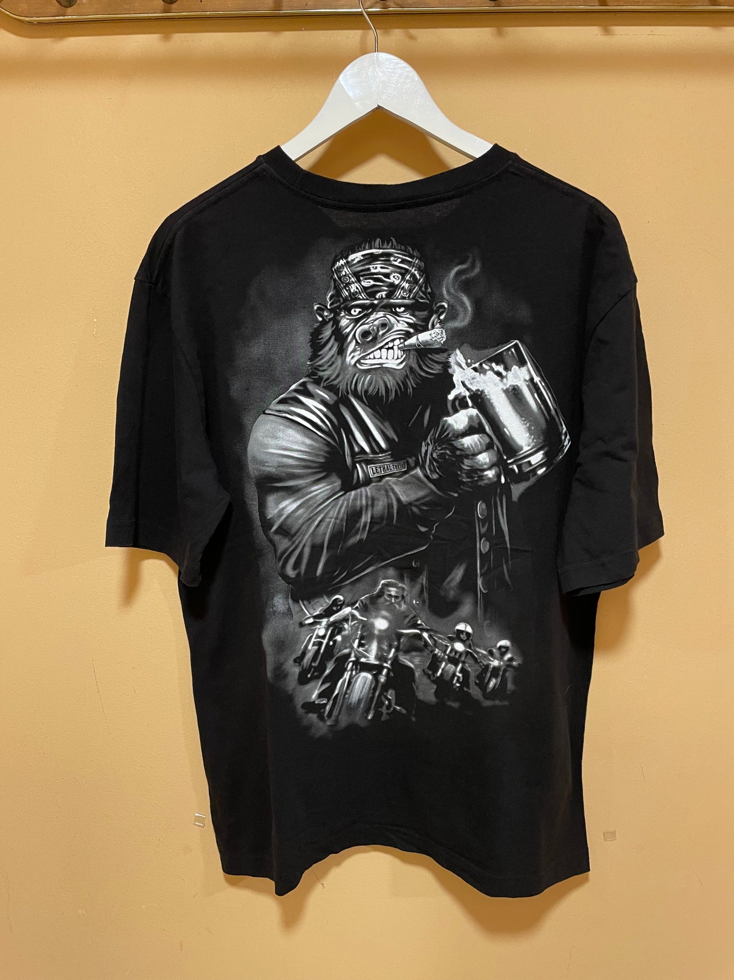 Ανδρικό T-Shirt LETHAL THREAT APPAREL σε Μαύρο χρώμα (Large)
