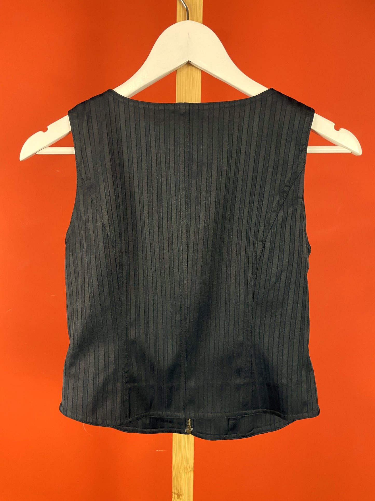 Vintage Γυναικείo Τοπ / Γιλέκο OMNIALO Italy σε Μαύρο χρώμα (Small)