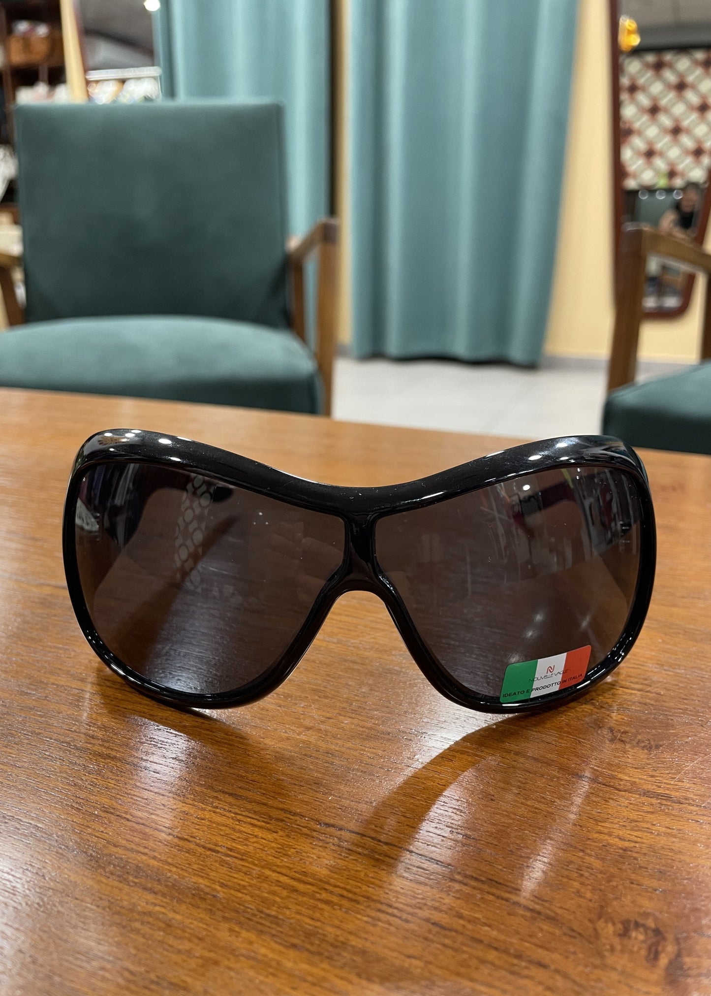 Dead Stock Γυαλιά Ηλίου NOUVELLE VAGUE Reston S10 σε Μαύρο χρώμα (Made in Italy)