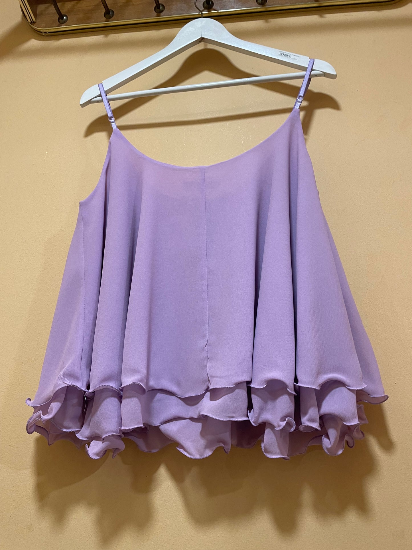 Stock, Γυναικείο Τοπ με Τιράντες MUSE CLOTHING σε Μωβ-Λιλά χρώμα (XL)