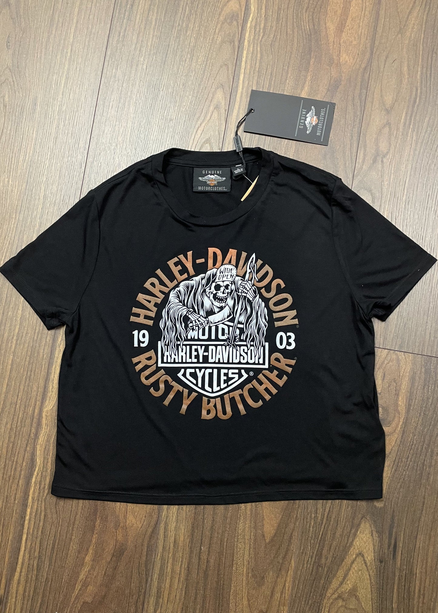 Stock, Γυναικείο T-Shirt HARLEY - DAVIDSON σε Μαύρο χρώμα (Small)