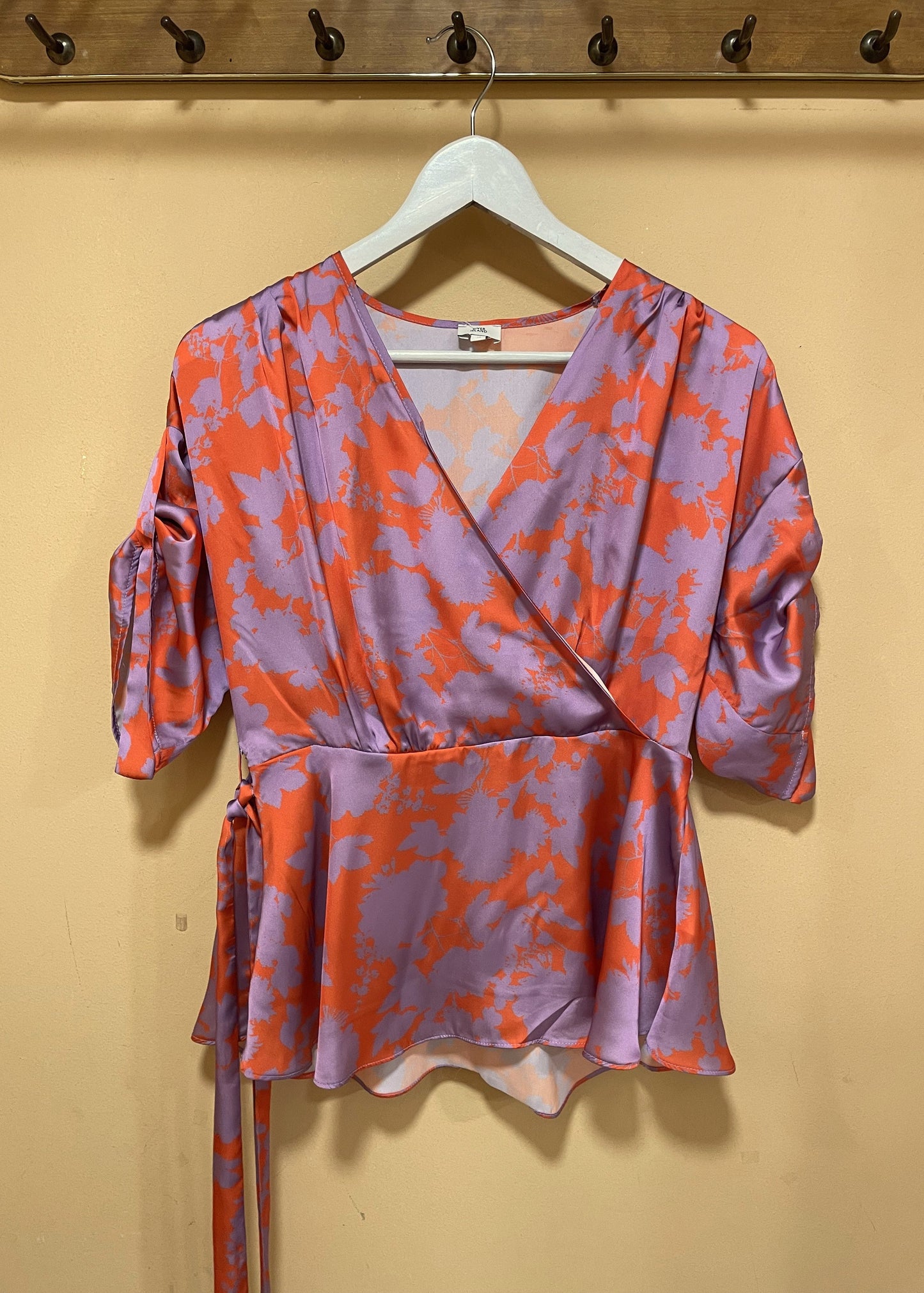 Γυναικεία, Κρουαζέ Μπλούζα RIVER ISLAND σε Μωβ - Πορτοκαλί χρώμα (Medium)