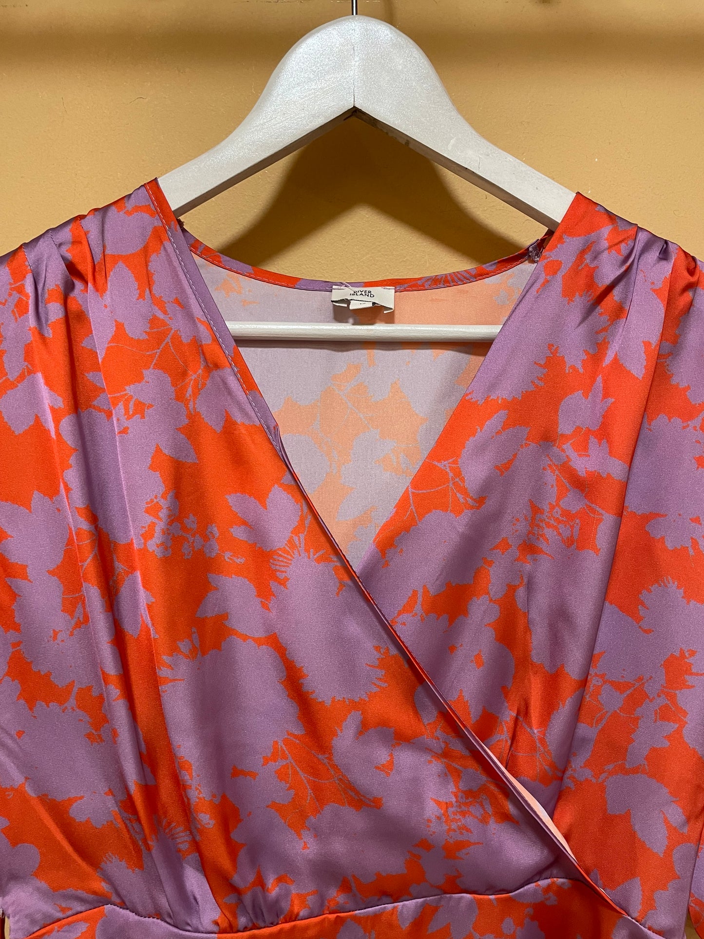 Γυναικεία, Κρουαζέ Μπλούζα RIVER ISLAND σε Μωβ - Πορτοκαλί χρώμα (Medium)