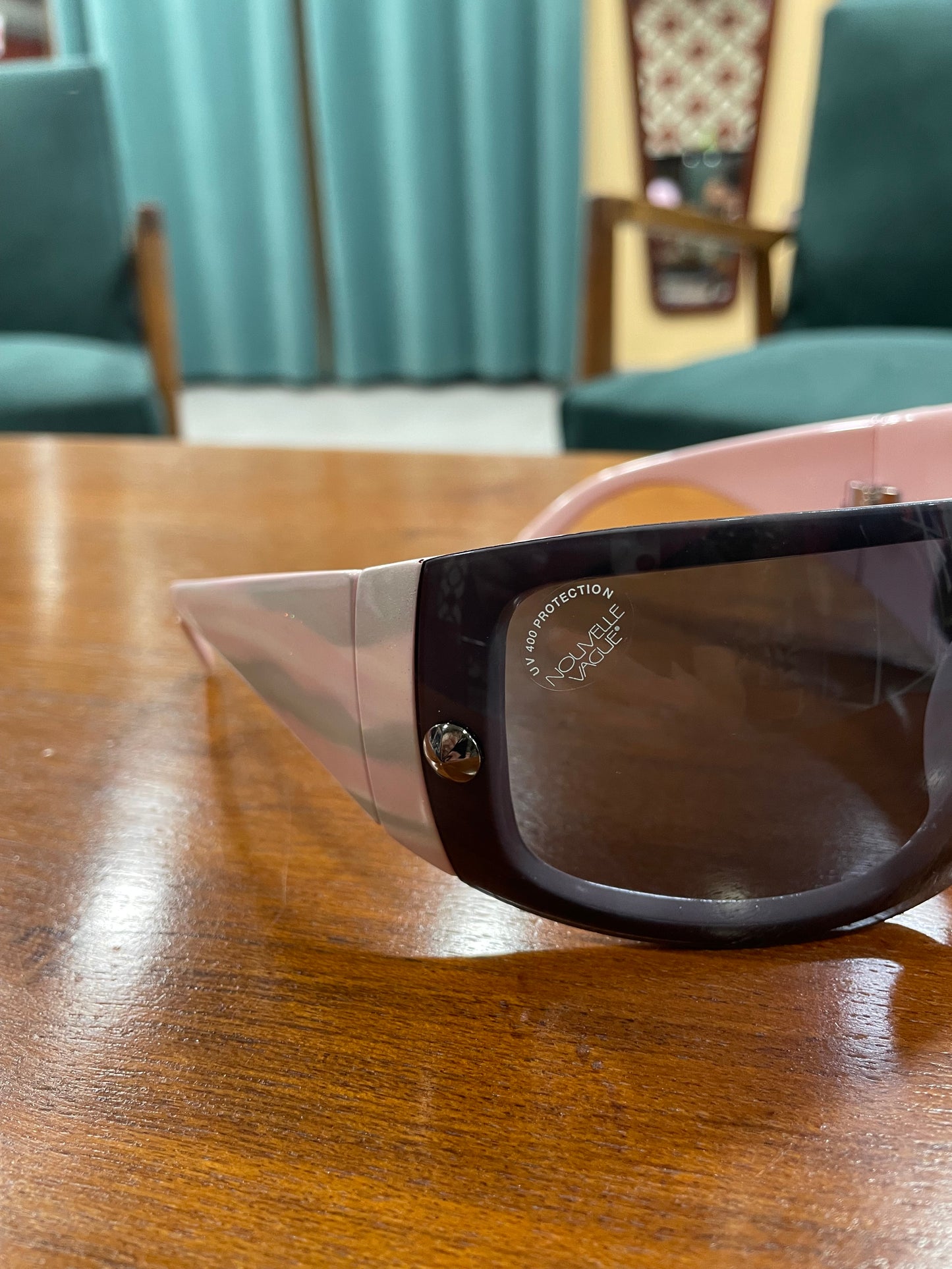 Dead Stock Γυαλιά Ηλίου NOUVELLE VAGUE REES S85 σε Παλ Ροζ χρώμα (Made in Italy)