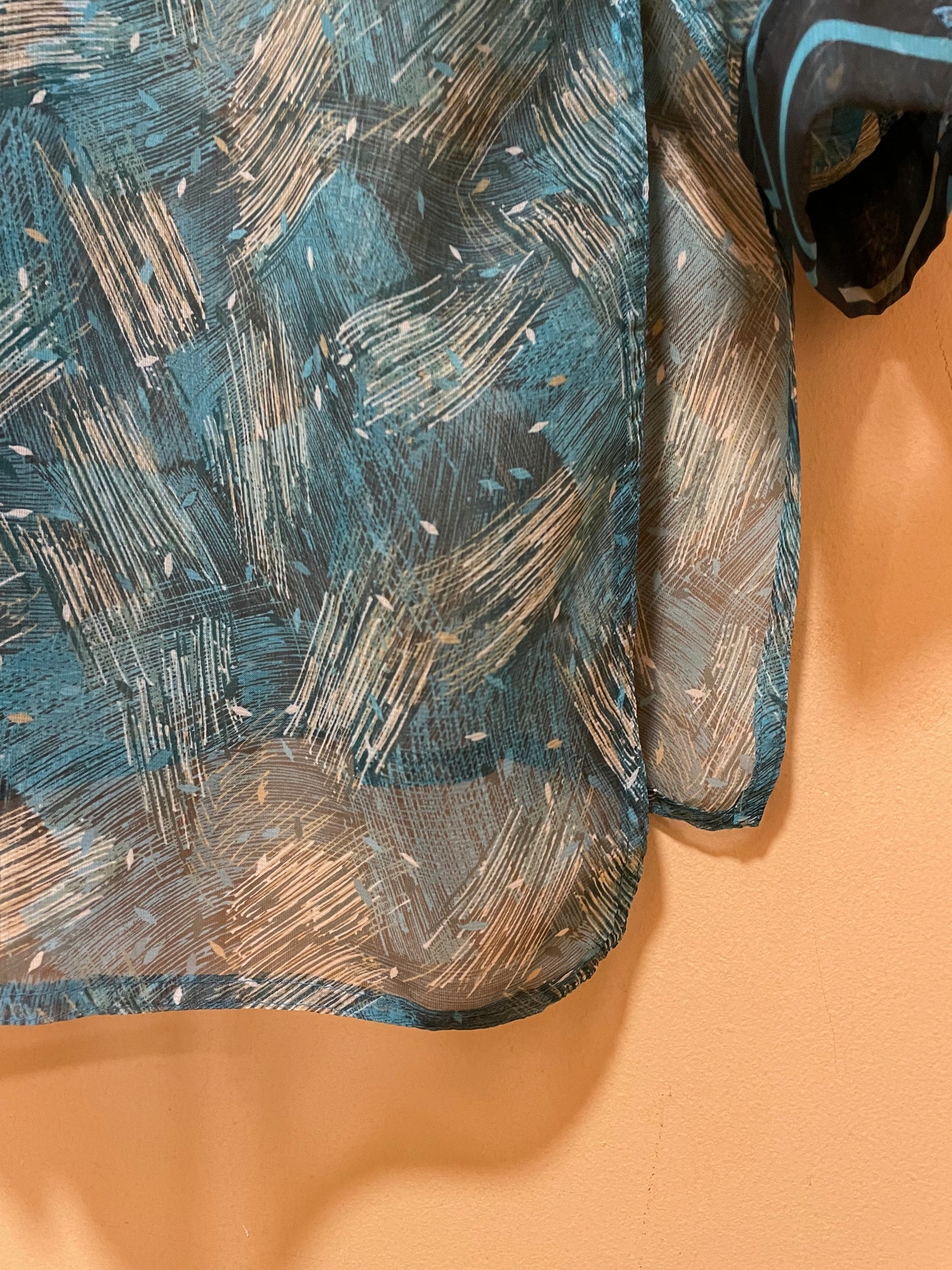 Vintage, Αραχνοΰφαντο Γυναικείο Πουκάμισο σε Πράσινα χρώματα (2XL)