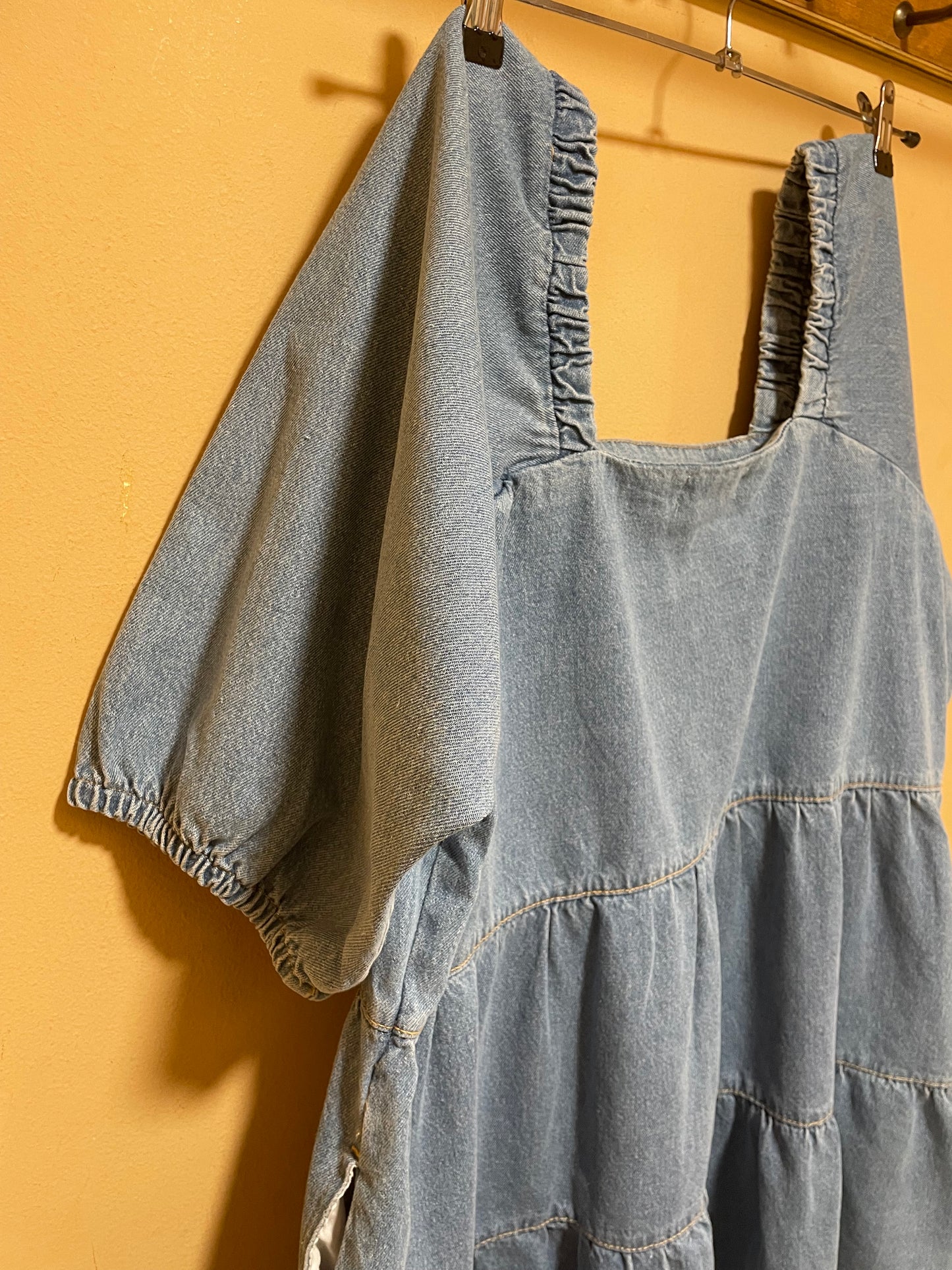 Τζιν Φόρεμα PRIMARK σε Ξεθωριασμένο Denim (2XL-48)