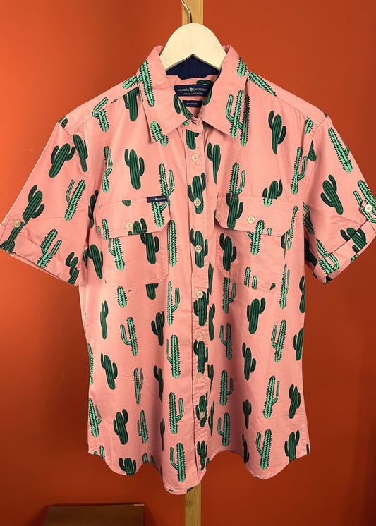 Hawaiian Style Πουκάμισο RINGERS WESTERN Australia σε Ροζ χρώμα (ΑΝΔΡΙΚΟ: Μ - ΓΥΝΑΙΚΕΙΟ: L)