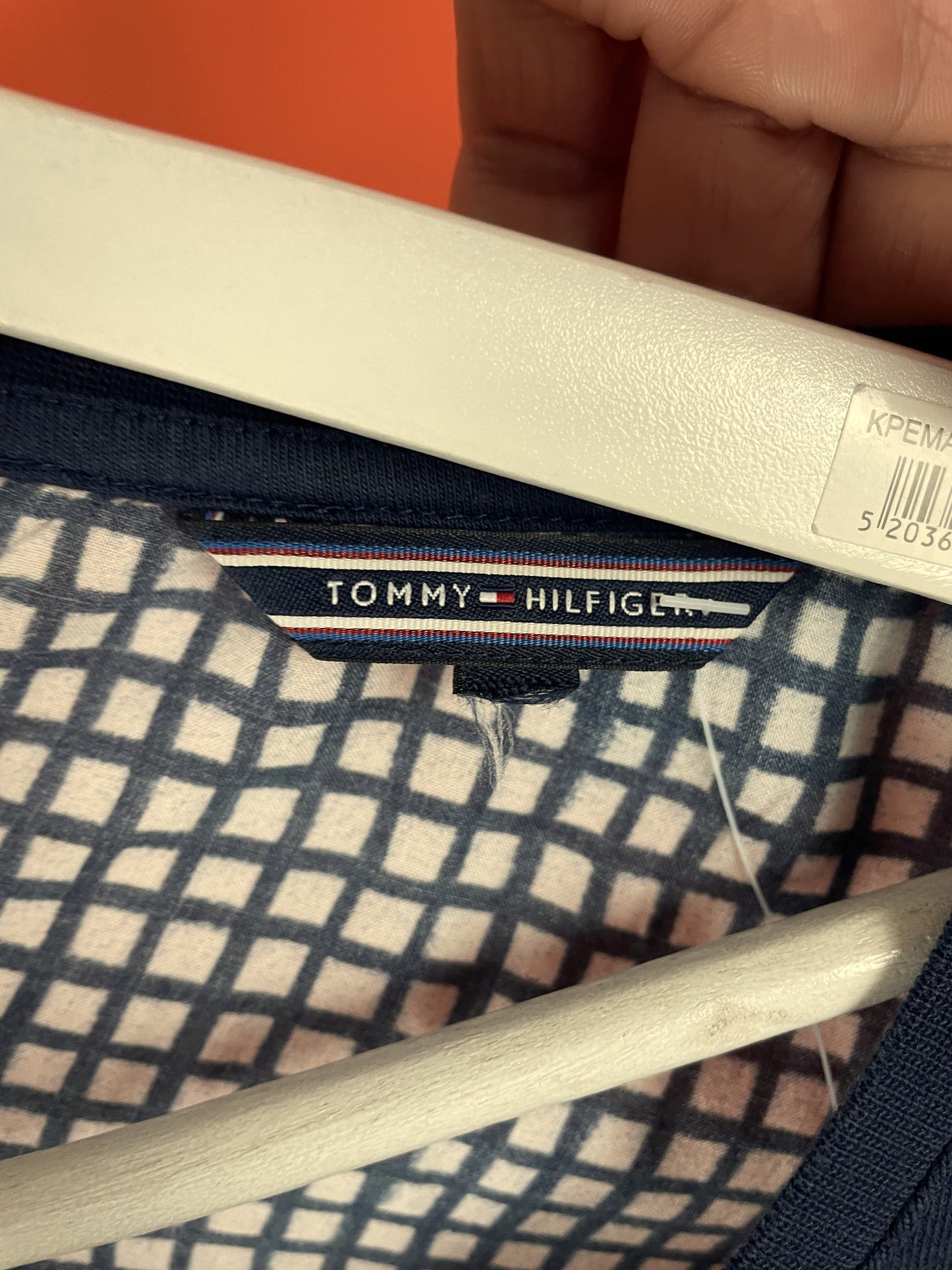 Κοντομάνικη, Γυναικεία Μπλούζα TOMMY HILFIGER σε Σκούρο Μπλε χρώμα (Large)