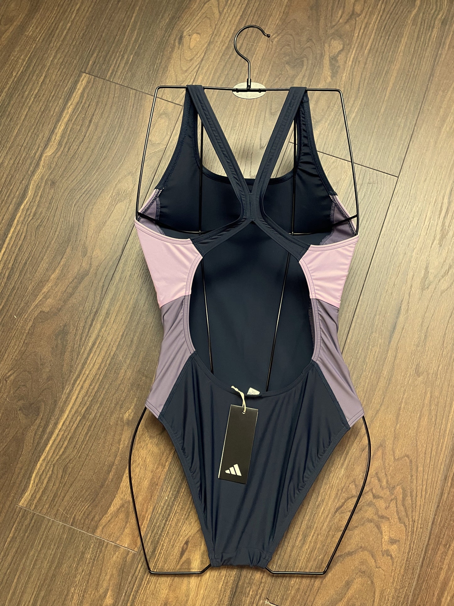 Stock, Ολόσωμο Γυναικείο Μαγιό ADIDAS σε Blue Black χρώμα (XS - 6)