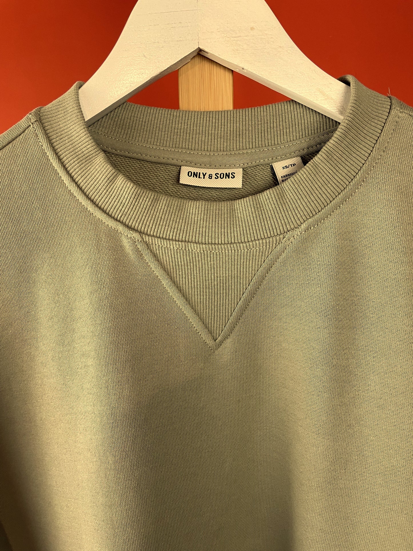 Aνδρική Mπλούζα - T-Shirt ONLY & SONS σε Χακί Χρώμα (Oversized XS)