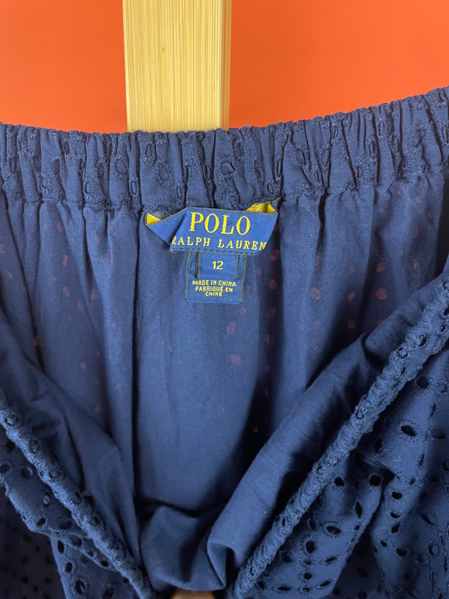 Κιπούρ, Μίνι Φόρεμα POLO RALPH LAUREN σε Σκούρο Μπλε χρώμα (Άνετο M/L-12(UK))