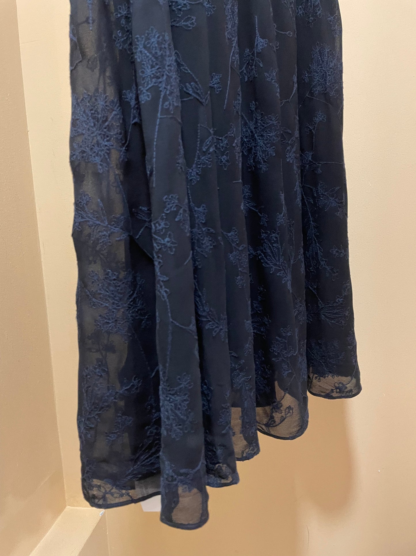 Stock, Maxi Φούστα από Βισκόζη POETRY σε Μαύρο χρώμα (Large)