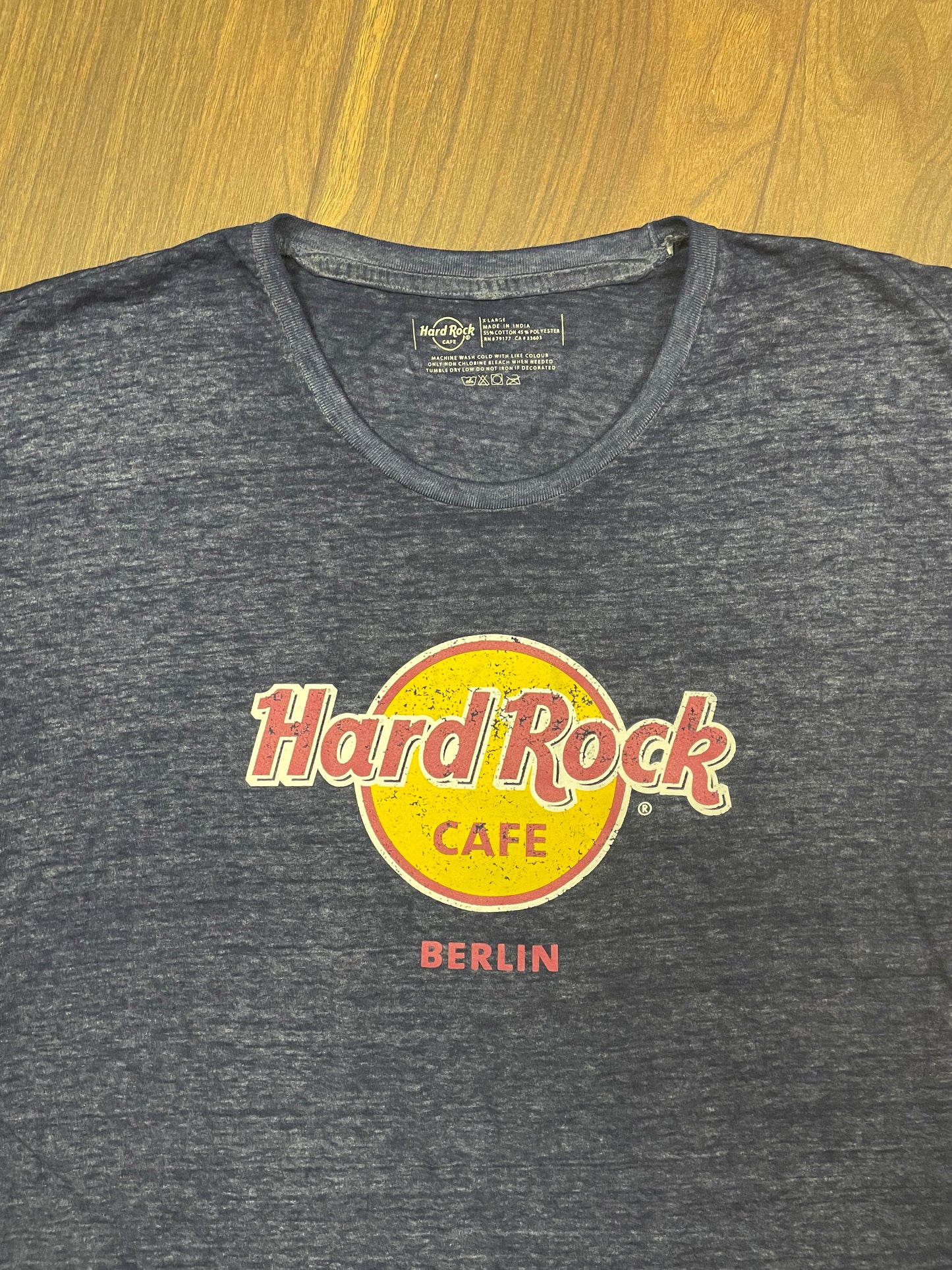 Stock, Sport Γυναικεία Μπλούζα HARD ROCK σε Σκούρο Μπλε χρώμα (Large)