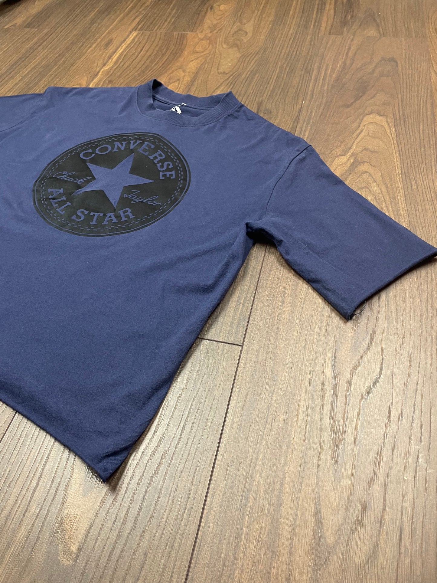 Αθλητική Γυναικεία Μπλούζα - T-Shirt CONVERSE σε Σκούρο Μπλε Χρώμα (Medium)
