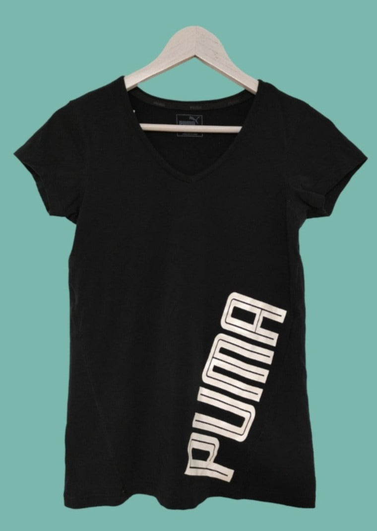Γυναικεία Αθλητική Μπλούζα - T-Shirt PUMA σε Μαύρο Χρώμα (Small)
