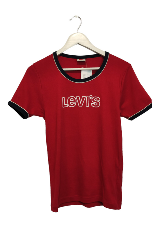 Γυναικεία Μπλούζα - T-Shirt LEVI' S σε Κόκκινο Χρώμα (Medium)