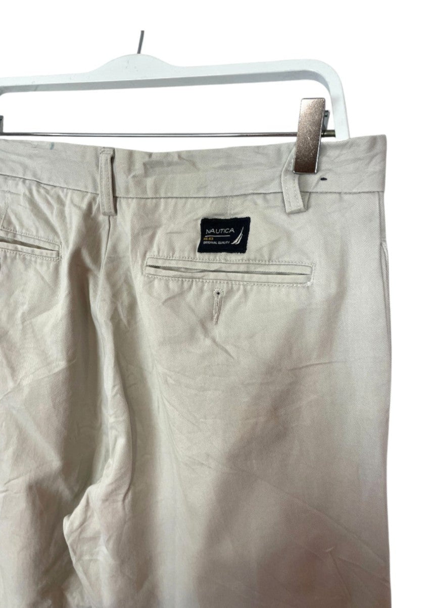 Aνδρικό Παντελόνι NAUTICA σε Εκρού χρώμα (W32 L30)