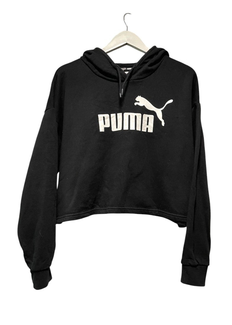 Γυναικεία Φούτερ Μπλούζα Crop PUMA σε Μαύρο χρώμα (XL)
