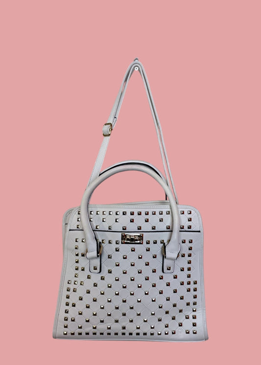 Γυναικεία Τσάντα Ώμου σε Ζαχαρί χρώμα με Τρουκς