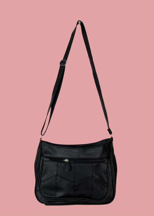 Γυναικεία Τσάντα Ταχυδρόμου σε Μαύρο χρώμα