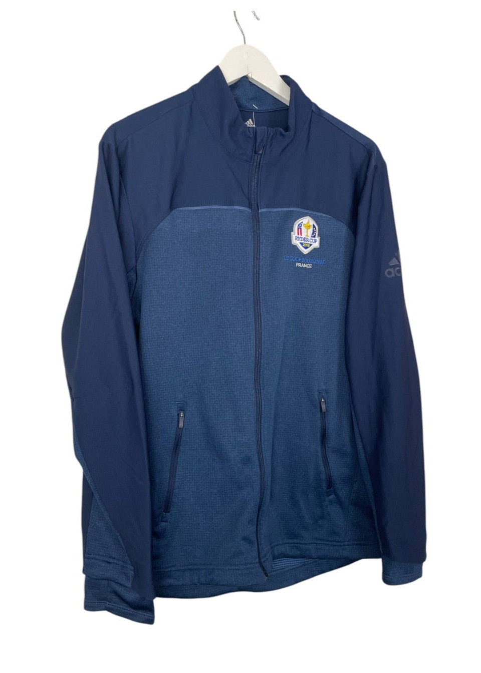 Ανδρική Αθλητική Ζακέτα ADIDAS σε Σκούρο Μπλε χρώμα (Medium)