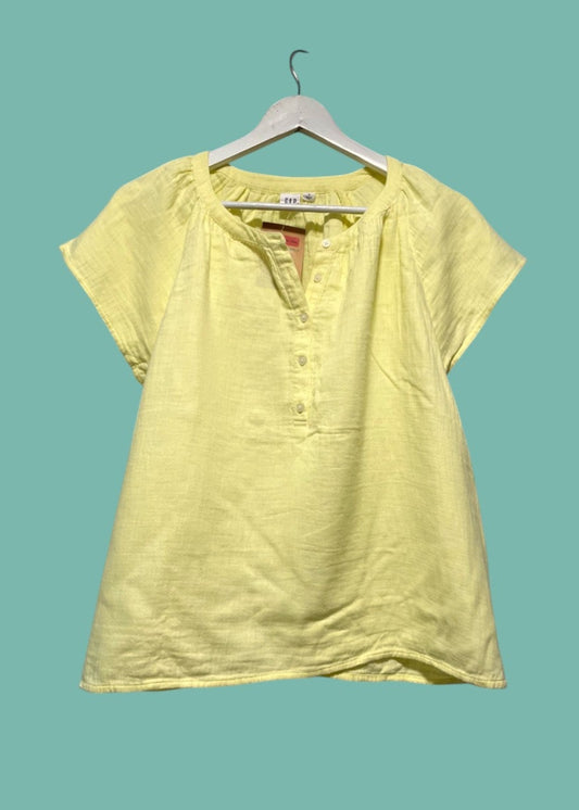 Γυναικεία Μπλούζα GAP σε Παλ Κίτρινο χρώμα (Large)