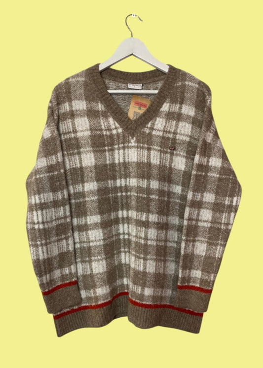 Γυναικεία Πλεκτή Μπλούζα/Πουλόβερ U.S POLO σε Μπεζ Χρώματα (Large)