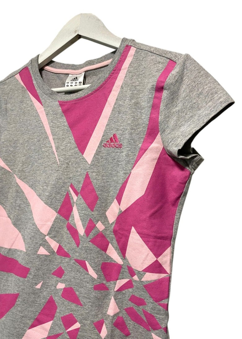 Αθλητικό Γυναικείο T-Shirt ADIDAS σε Γκρι Χρώμα (Small)