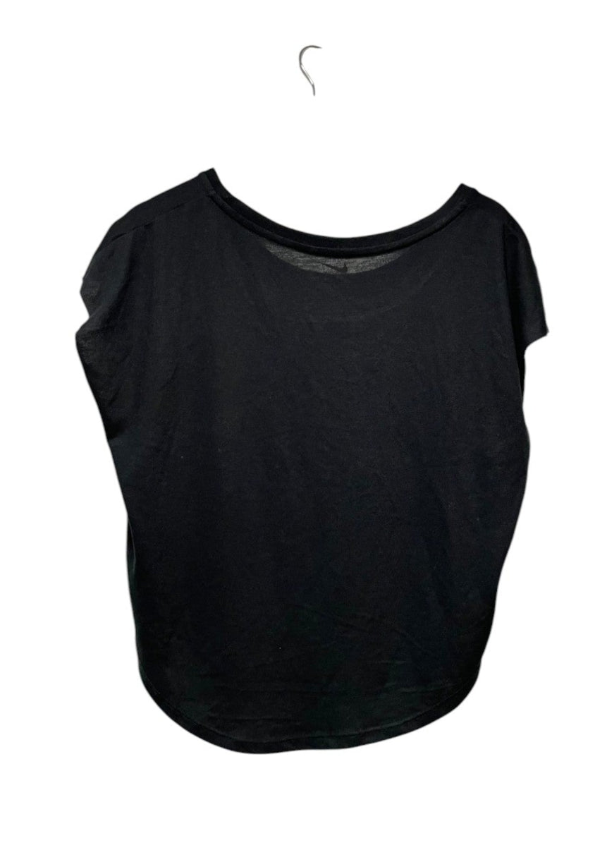 Αθλητική Κοντομάνικη Γυναικεία Μπλούζα - T-Shirt NIKE σε Μαύρο χρώμα (Medium)