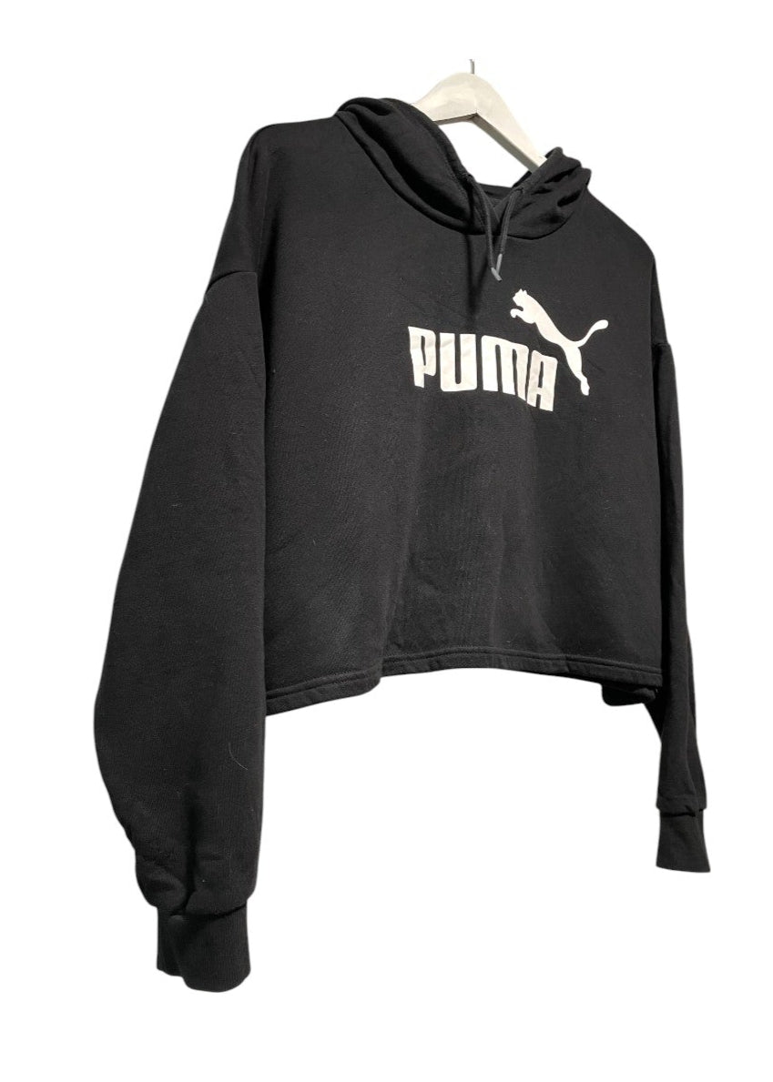 Γυναικεία Φούτερ Μπλούζα Crop PUMA σε Μαύρο χρώμα (XL)