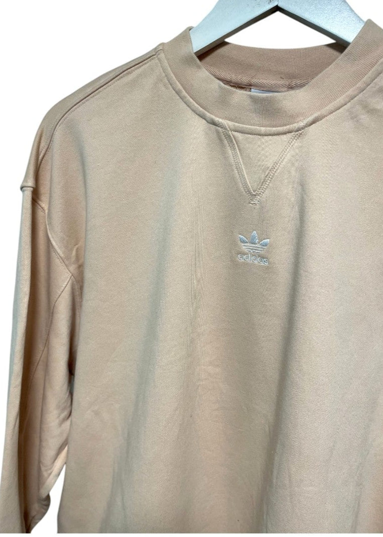 Γυναικεία Φούτερ Μπλούζα ADIDAS σε Ανοιχτό Ροδακινί χρώμα (Small)