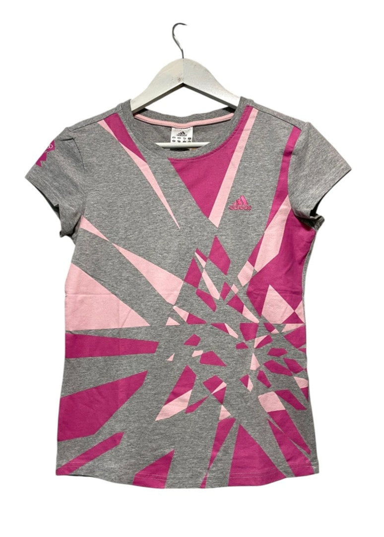 Αθλητικό Γυναικείο T-Shirt ADIDAS σε Γκρι Χρώμα (Small)